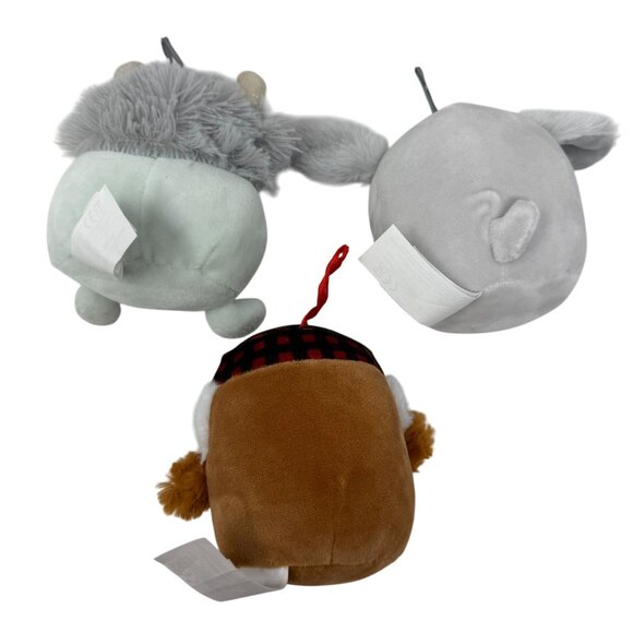 Squishmallows Plush Ornaments Avery Ivory Evita Yeti Puppy Duck Christmas Soft - Picture 2 of 7